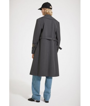 Trench coat in technical wool twill Paris Déstockage Promo