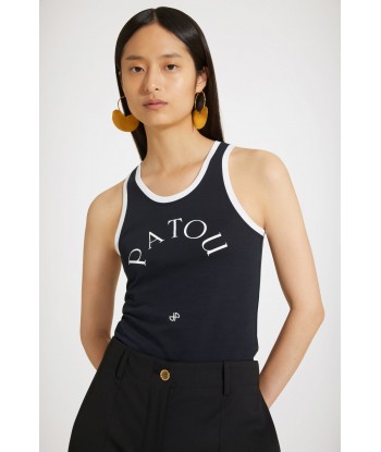 Patou ringer tank top in organic cotton Venez acheter