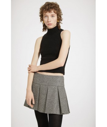 Sleeveless top in sustainable alpaca blend Venez découvrir notre 