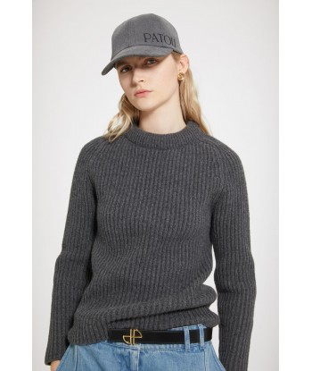 3D collar ribbed jumper in wool and cashmere Comparez et commandez 