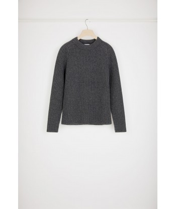 3D collar ribbed jumper in wool and cashmere Comparez et commandez 