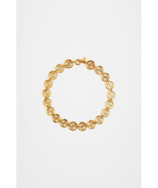 JP necklace in gold-plated brass suggérées chez