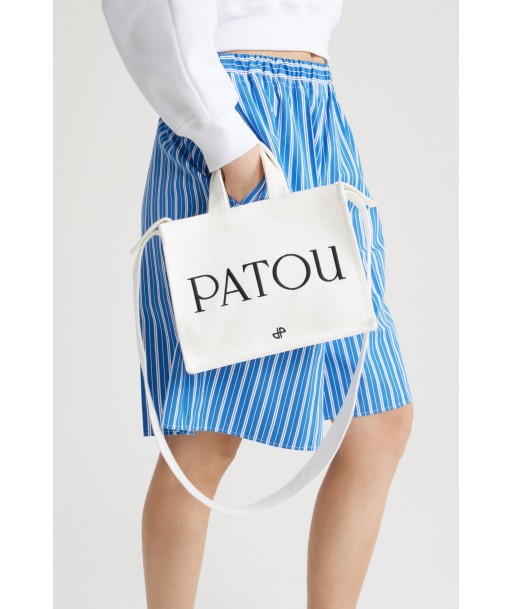 Small Patou tote in cotton canvas shop