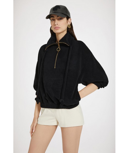 Half-zip sweatshirt in organic cotton terry 50-70% off 