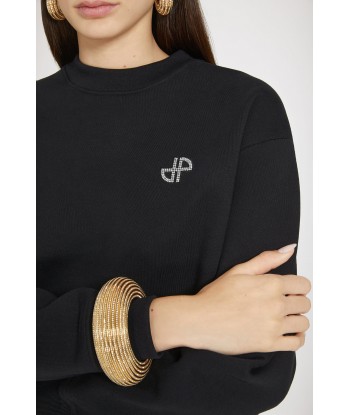 Embellished Patou sweatshirt in organic cotton de pas cher