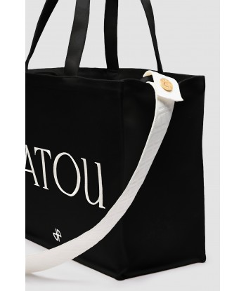 Large Patou tote in cotton canvas livraison et retour toujours gratuits