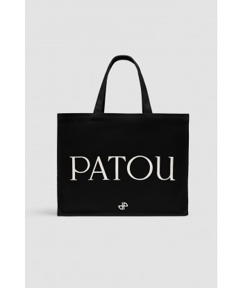 Large Patou tote in cotton canvas livraison et retour toujours gratuits