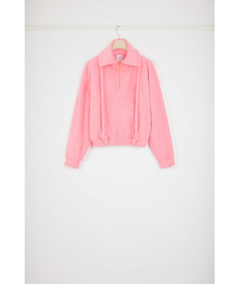 Half-zip sweatshirt in organic cotton terry l'évolution des habitudes 