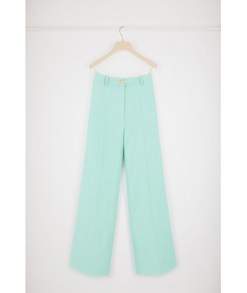 Iconic long trousers in cotton tweed Véritable concentré