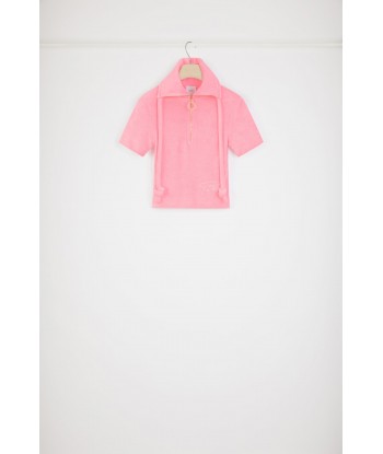 Half-zip polo shirt in organic cotton terry commande en ligne