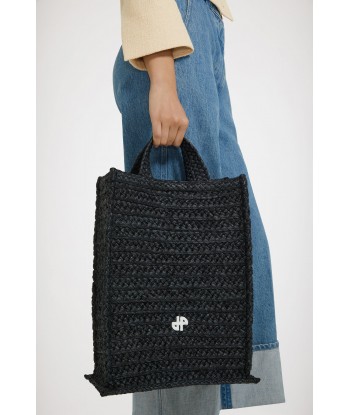 Vertical JP tote in raffia Vous souhaitez 