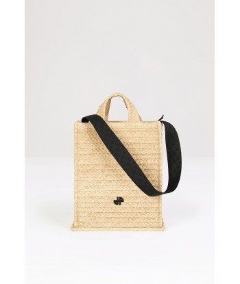 Vertical JP tote in raffia meilleur choix