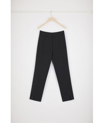 Tapered trousers in technical wool meilleur choix