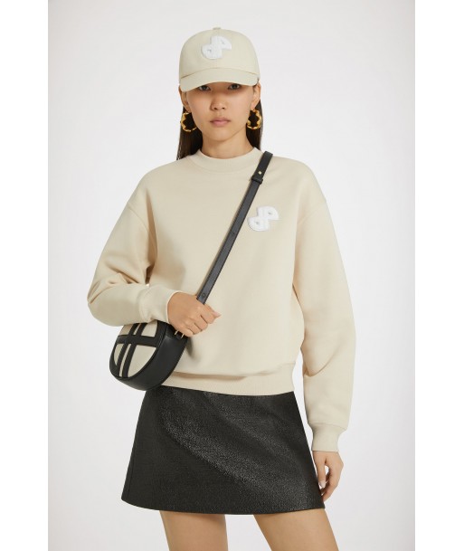 JP patch sweatshirt in organic cotton basket pas cher