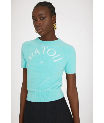 Patou jacquard knit top in cotton blend Profitez des Offres !