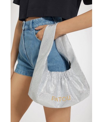 Le Biscuit bag in embellished satin les ligaments