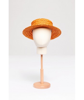 JP boater hat in raffia Véritable concentré