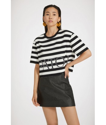 Patou boxy striped t-shirt in organic cotton Jusqu'à 80% De Réduction