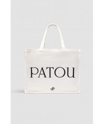 Large Patou tote in cotton canvas d'Europe débarque