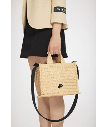 Small JP tote in raffia meilleur choix