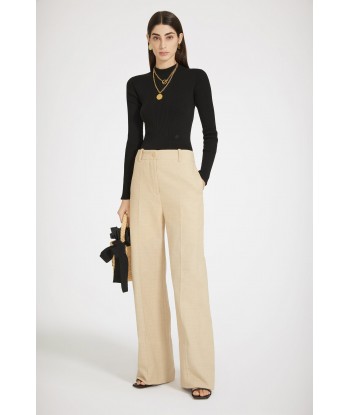 Iconic long trousers in cotton tweed Jusqu'à 80% De Réduction