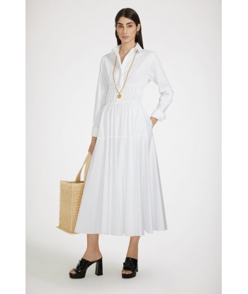 Maxi shirt dress in sustainable cotton acheter en ligne