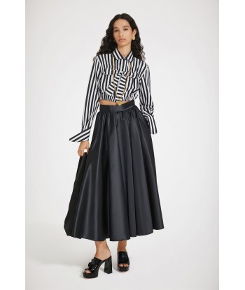 Volume midi skirt in satin les muscles