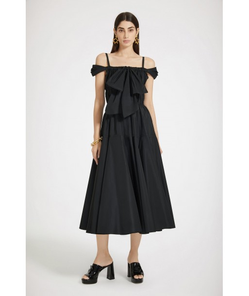 Cocktail midi dress in recycled faille pas cher chine