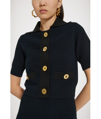 Button jacket in 3D knit prix pour 