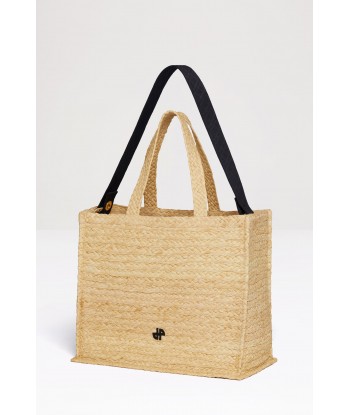 Large JP tote in raffia suggérées chez