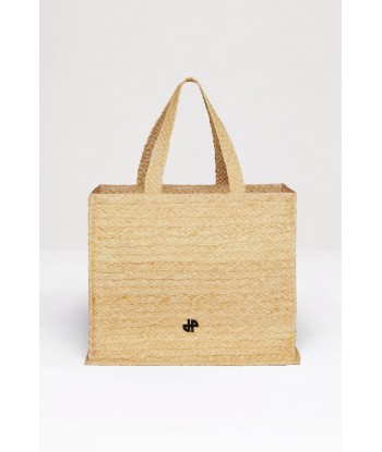 Large JP tote in raffia suggérées chez