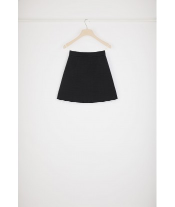 Mini skirt in cotton tweed store