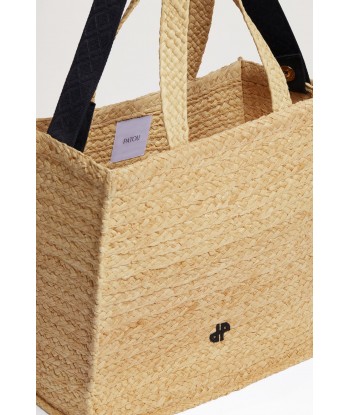 Large JP tote in raffia suggérées chez