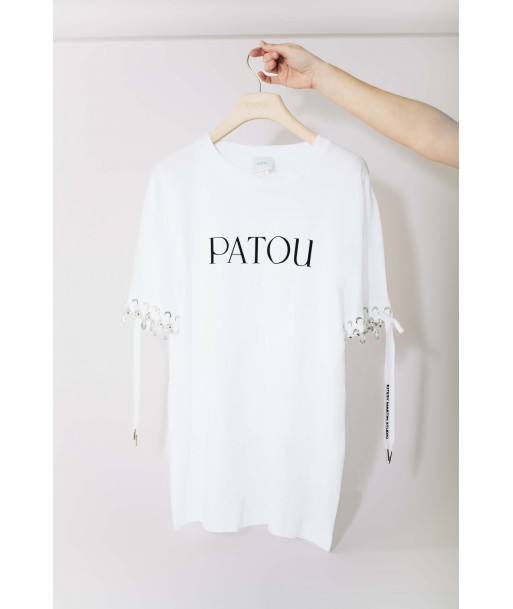 Patou Upcycling logo t-shirt in organic cotton Vous souhaitez 