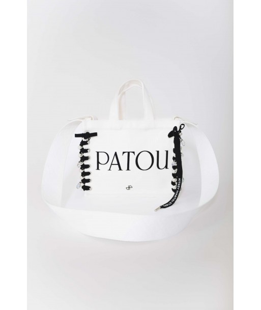 Patou Upcycling canvas tote in organic cotton une grave pollution 