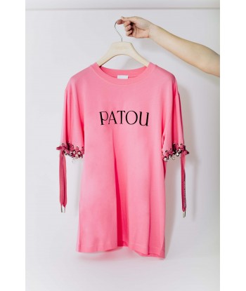 Patou Upcycling logo t-shirt in organic cotton vous aussi creer 