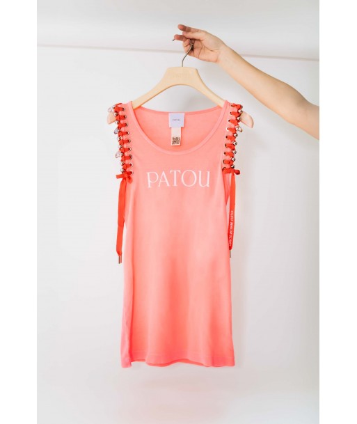 Patou Upcycling tank top in organic cotton Découvrez la collection