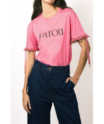 Patou Upcycling logo t-shirt in organic cotton vous aussi creer 