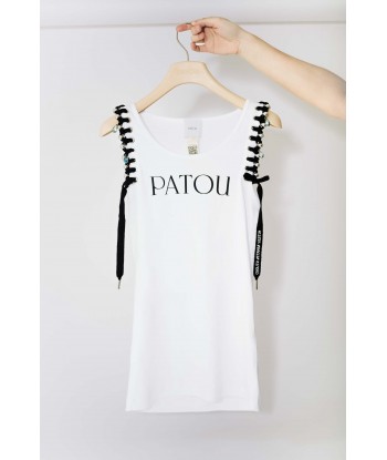 Patou Upcycling tank top in organic cotton outlet