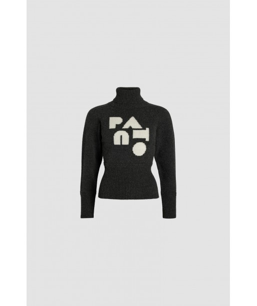 Art Deco Patou jumper in sustainable wool and cashmere la livraison gratuite