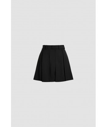 Pleated mini skirt in technical wool twill prix pour 