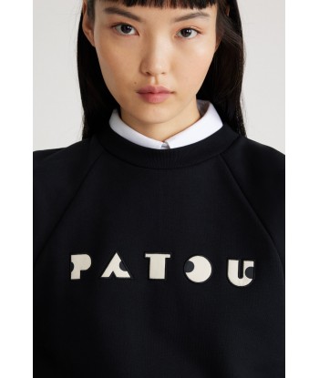 Embroidered Art Deco Patou sweatshirt in organic cotton les muscles