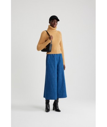 Ribbed turtleneck jumper in sustainable wool and cashmere livraison et retour toujours gratuits