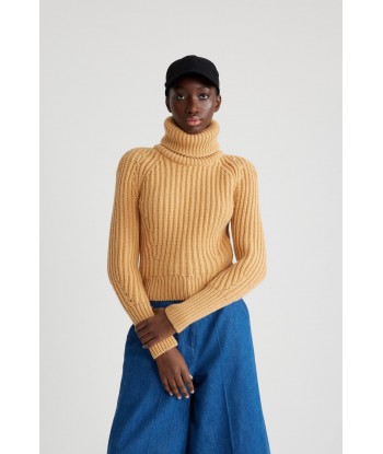 Ribbed turtleneck jumper in sustainable wool and cashmere livraison et retour toujours gratuits