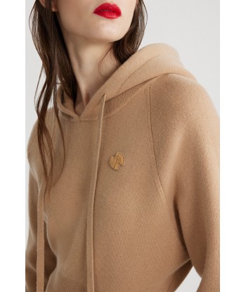 Hoodie in sustainable wool and cashmere blend ouvre sa boutique