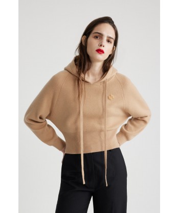 Hoodie in sustainable wool and cashmere blend ouvre sa boutique