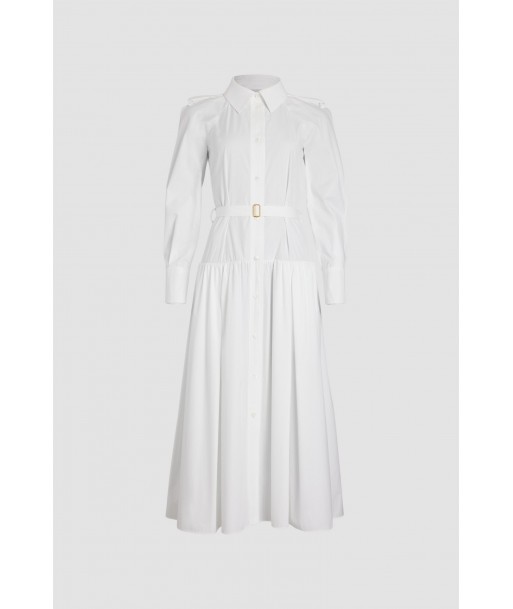 Maxi shirt dress in organic cotton sur le site 