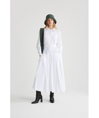 Maxi shirt dress in organic cotton sur le site 