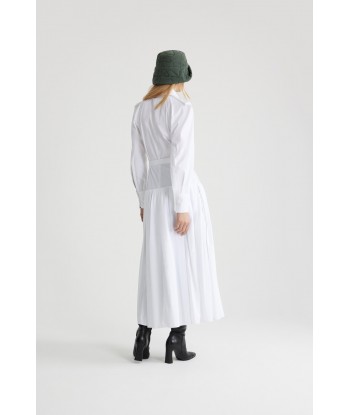 Maxi shirt dress in organic cotton sur le site 