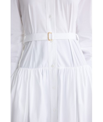 Maxi shirt dress in organic cotton sur le site 